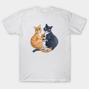 Snuggling Kitties T-Shirt